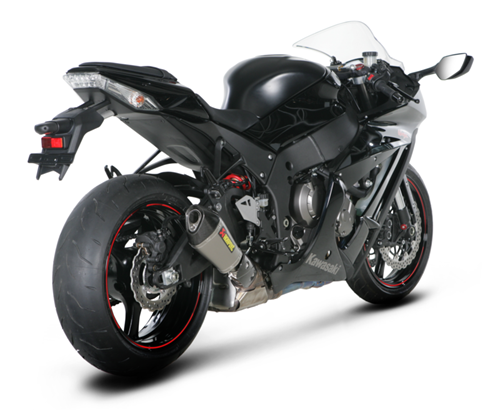 Kawasaki ZX-10R 11-13 Akrapovic Hexagonal Titanium Exhaust - Moore